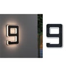 Paulmann LED solar house number 9