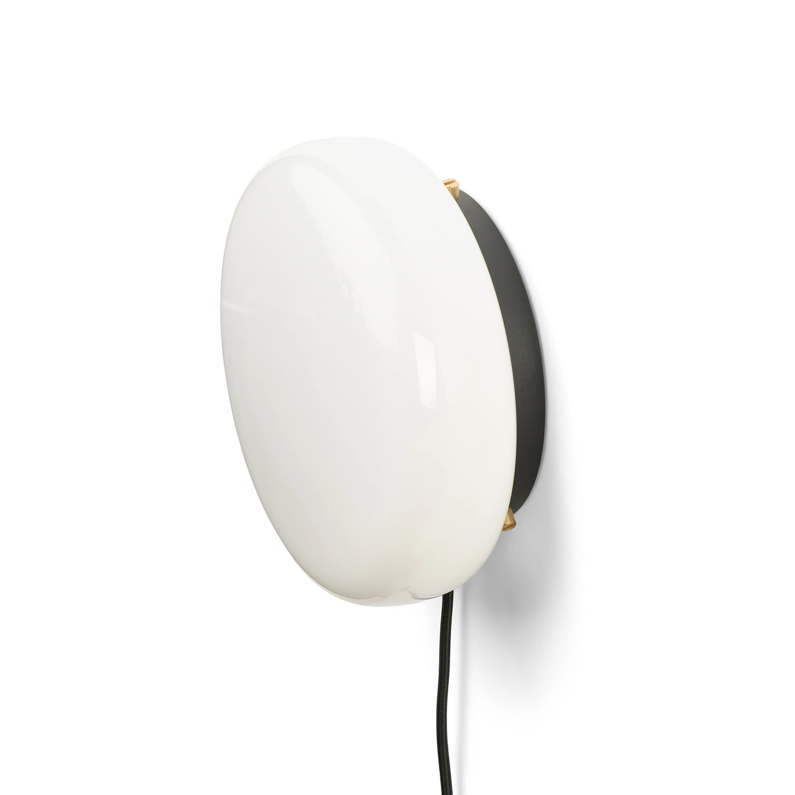 GEJST Nástěnné světlo OPA, opálové sklo, G9, kabel/zástrčka/vypínač