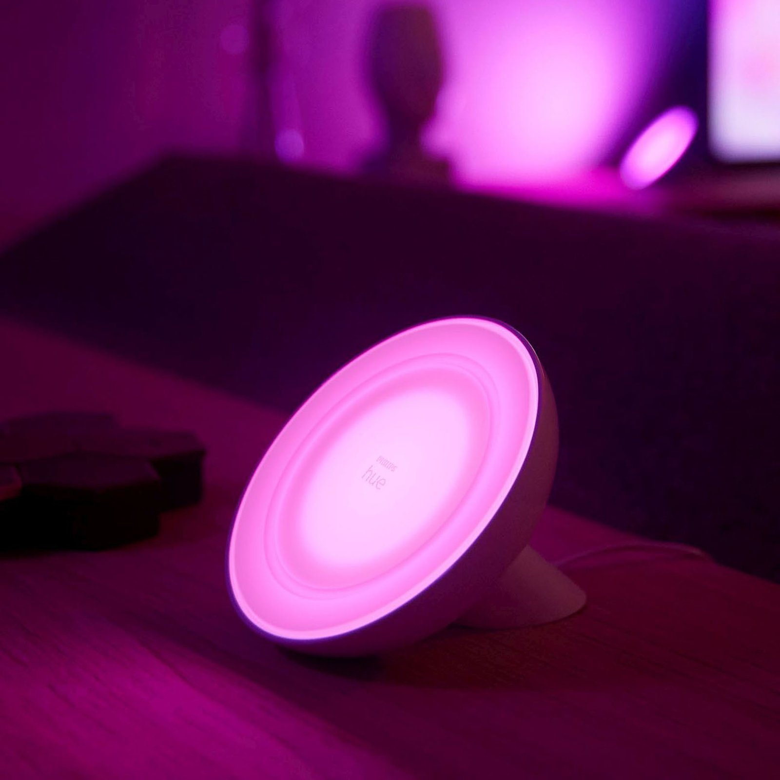 Philips Hue Bloom bordlampe hvid, White and Color