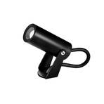 EGG LED markspettspotlight Arktis Mini, svart, aluminium 3.000 K