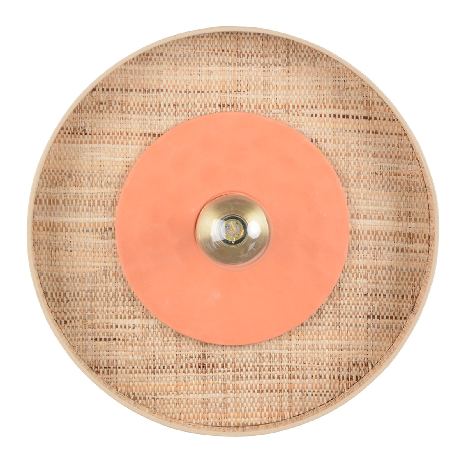 Portinatx Wandleuchte terracotta, Ø50cm - MARKET SET Portinatx Wandleuchte terracotta, Ø50cm - MARKET SET