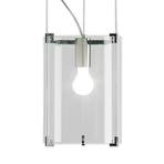 Prandina CPL S1 hanglamp chroom glas transparant