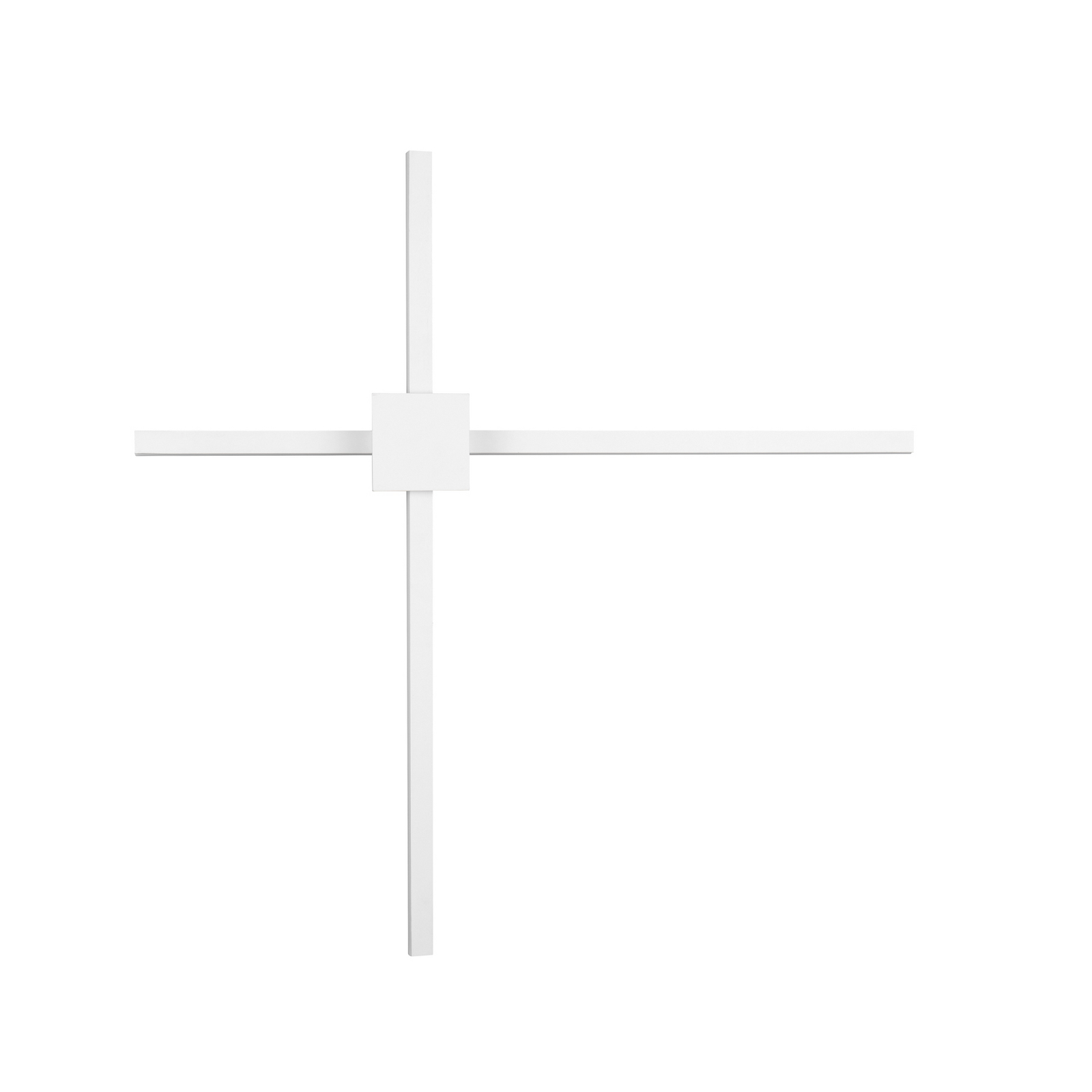 LED-Wandleuchte Cassino, weiß matt, Breite 67 cm, Metall