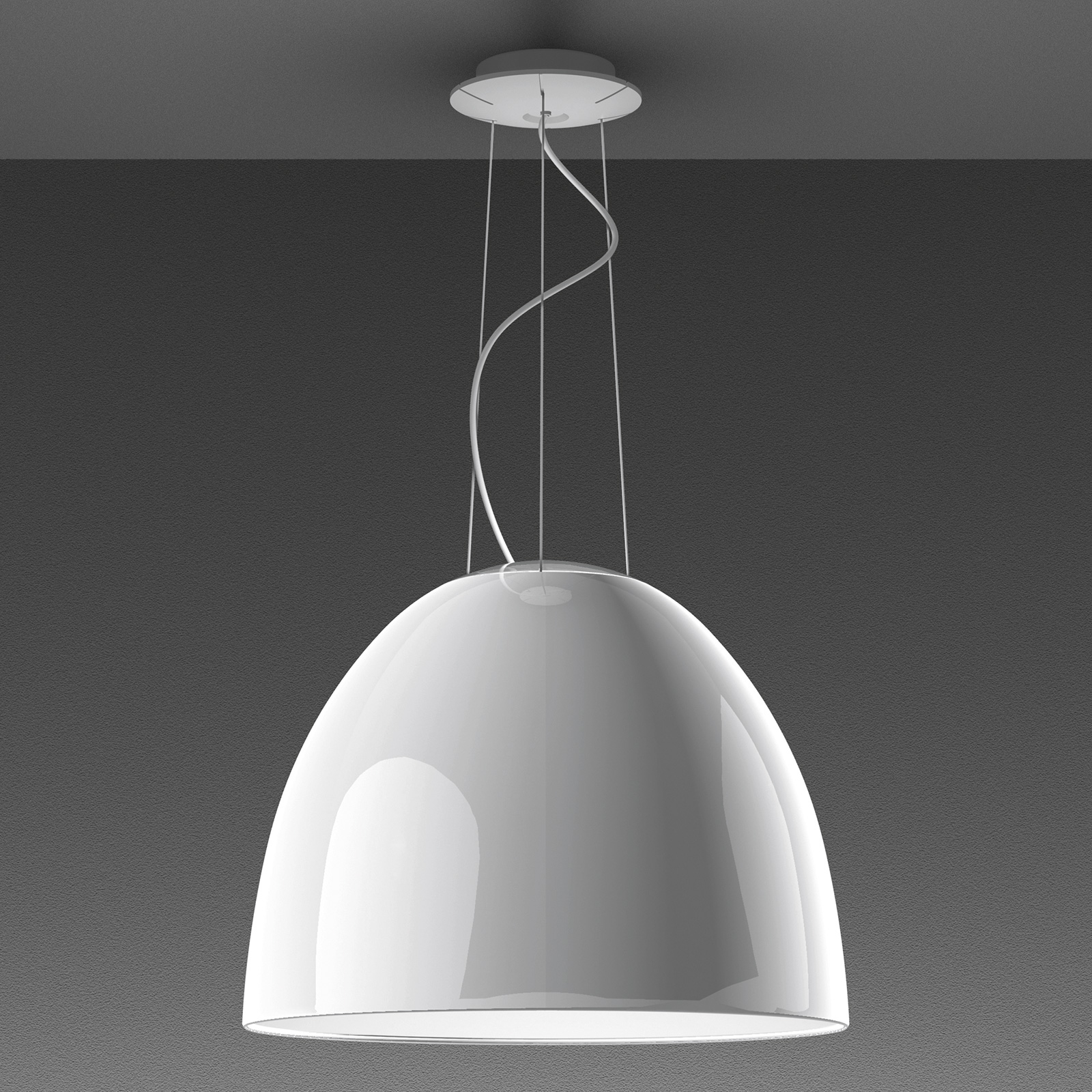 Artemide Nur Gloss hanglamp app-bestuurbaar wit