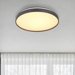 Lampa sufitowa LED Eclypse, antracyt, Ø 48 cm, akryl/metal