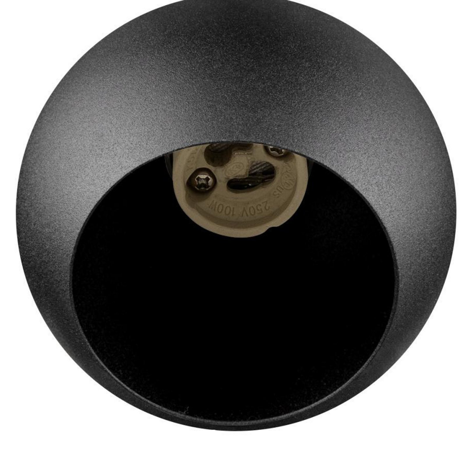 SLV Lampada a sospensione Light Eye 90, nero, Ø 9 cm, metallo