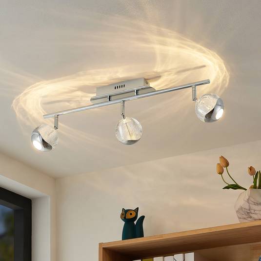 Lucande Kilio spot plafond LED, à 2 lampes, doré