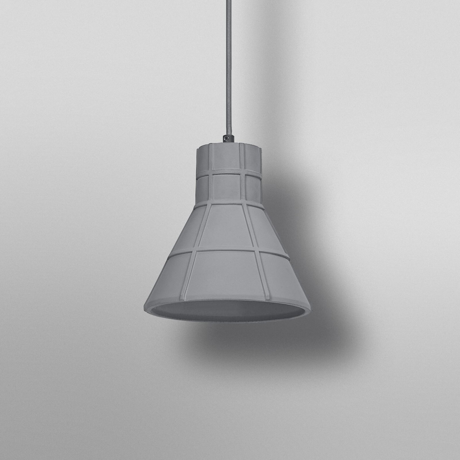 OSRAM Hängelampe CONCRETE BIM, grau, Ø 20 cm, Beton, E27