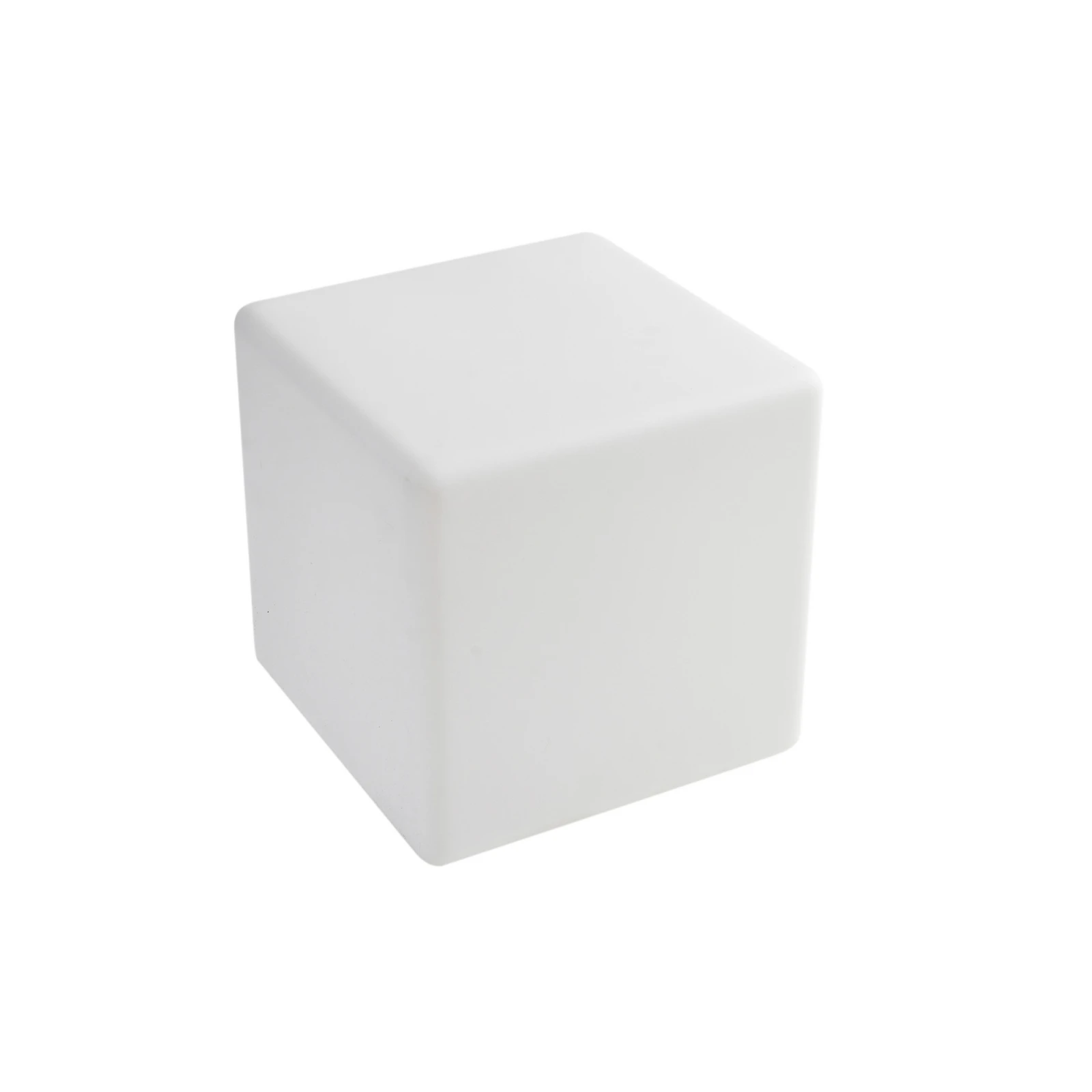 Lindby Cubara rechargeable LED outdoor light, RGB, cube, plastic