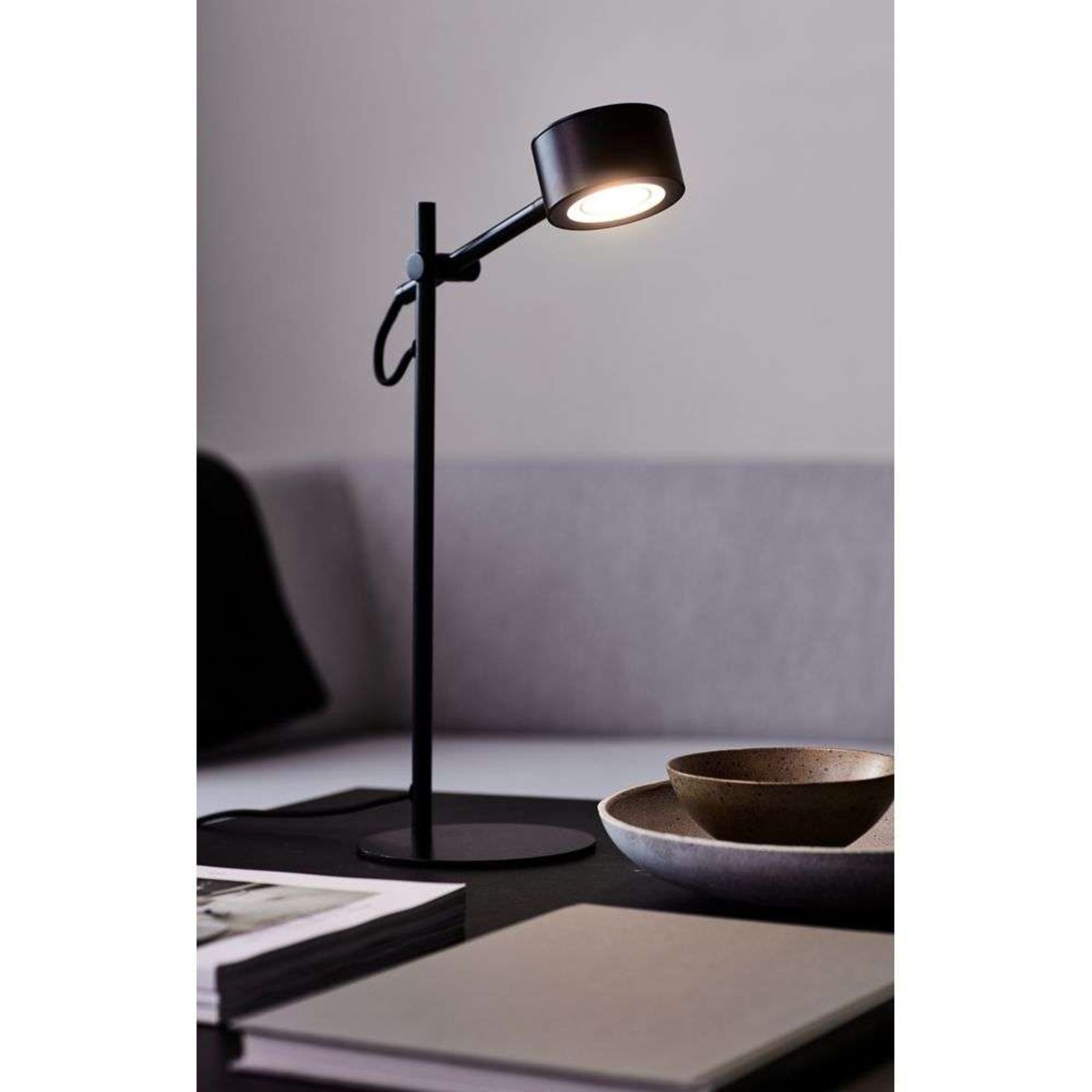 Clyde LED Lampă de Masă  Black - Nordlux