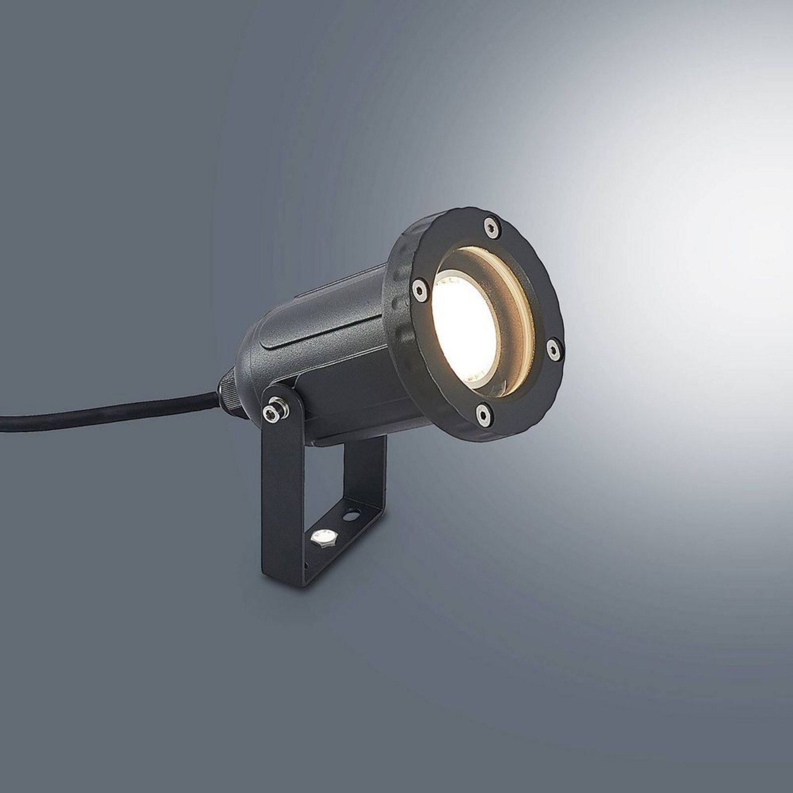 Donnacha Outdoor Spot w/Spike Dark Grey - Lindby