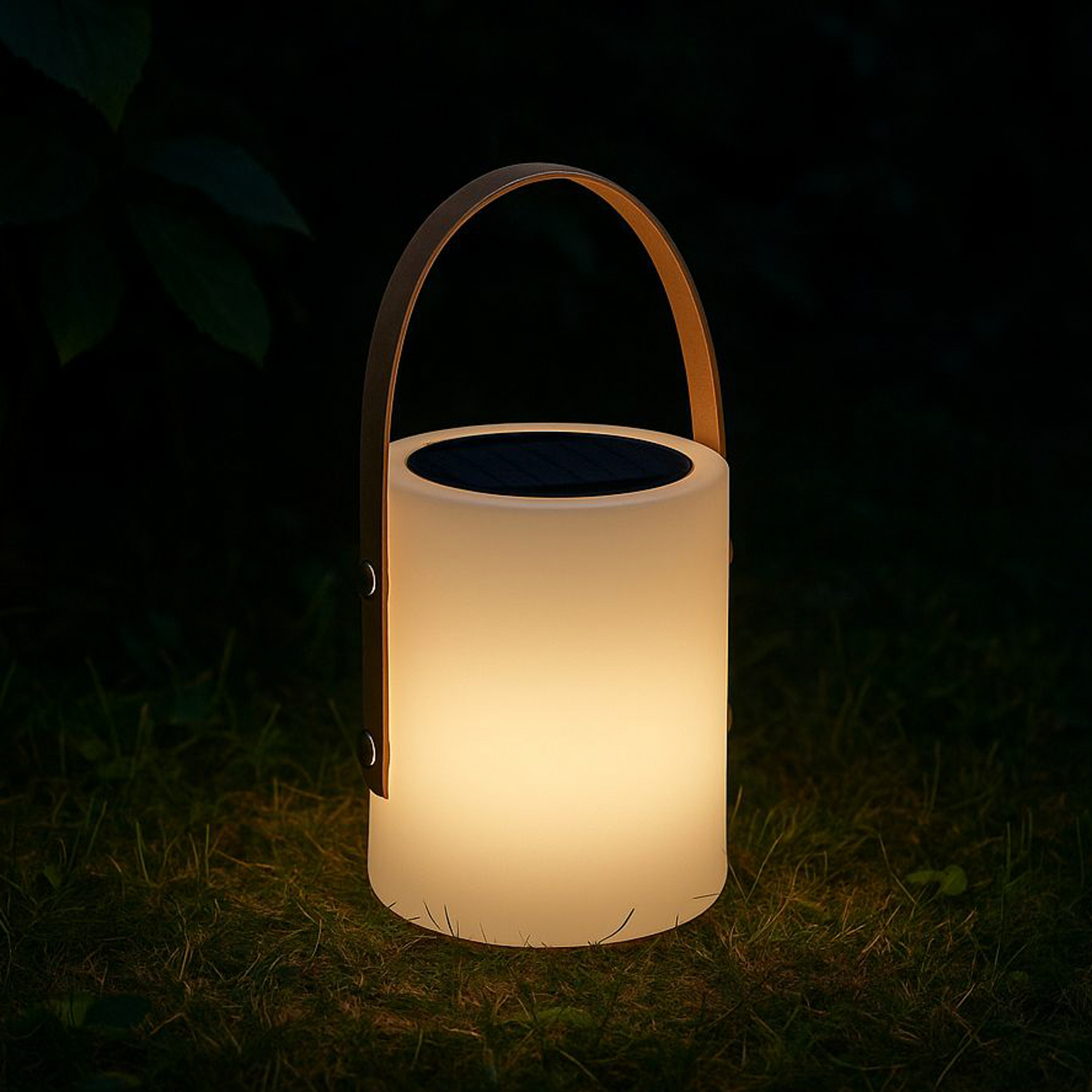 Lampada LED solare tavolo Bari cambio colori RGB