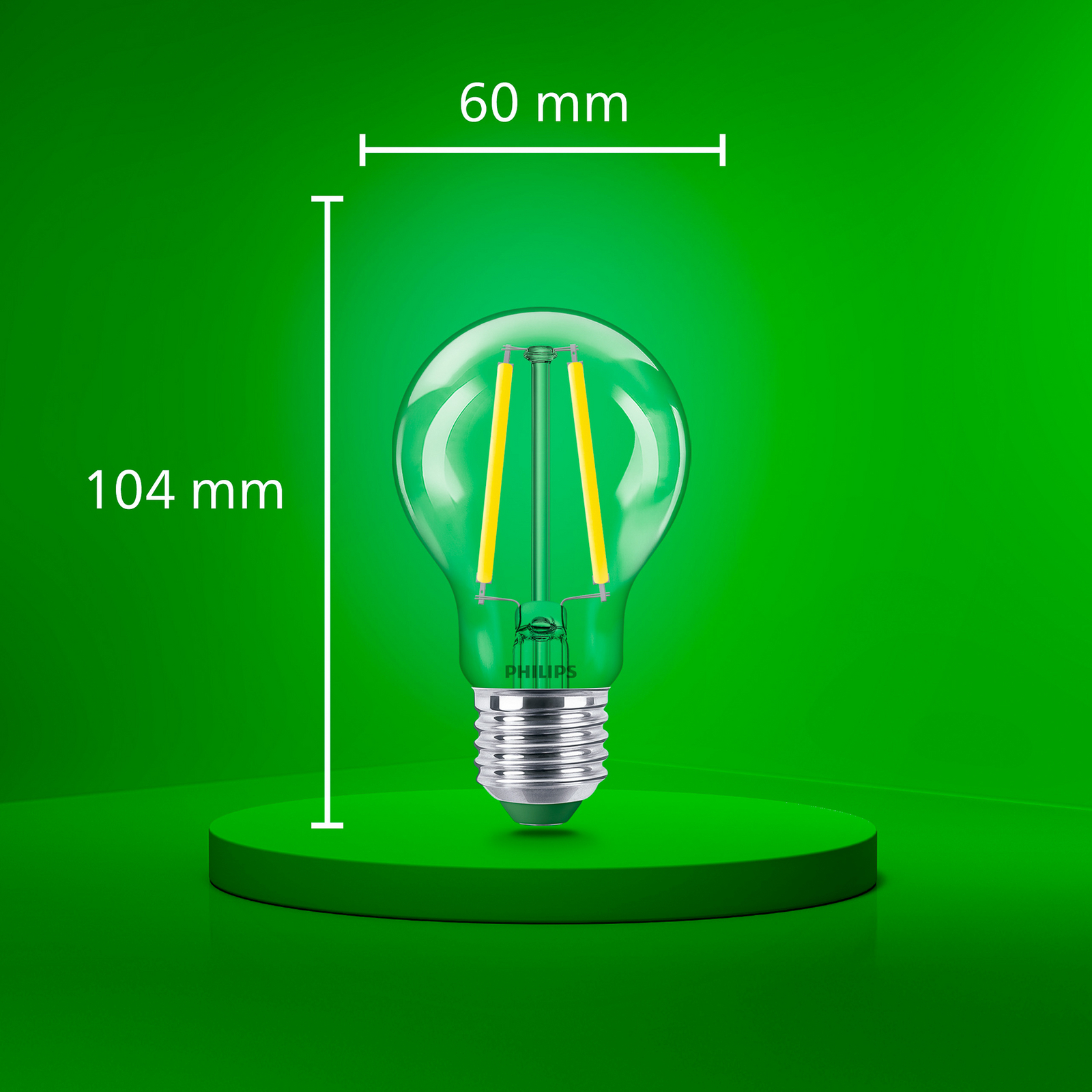 Philips E27 LED bulb A60 2.3W 485lm 4,000K clear Philips E27 LED bulb A60 2.3W 485lm 4,000K clear