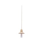 Raul LED-Akku-Hängeleuchte, Ø 15 cm, beige, Alu - Lindby