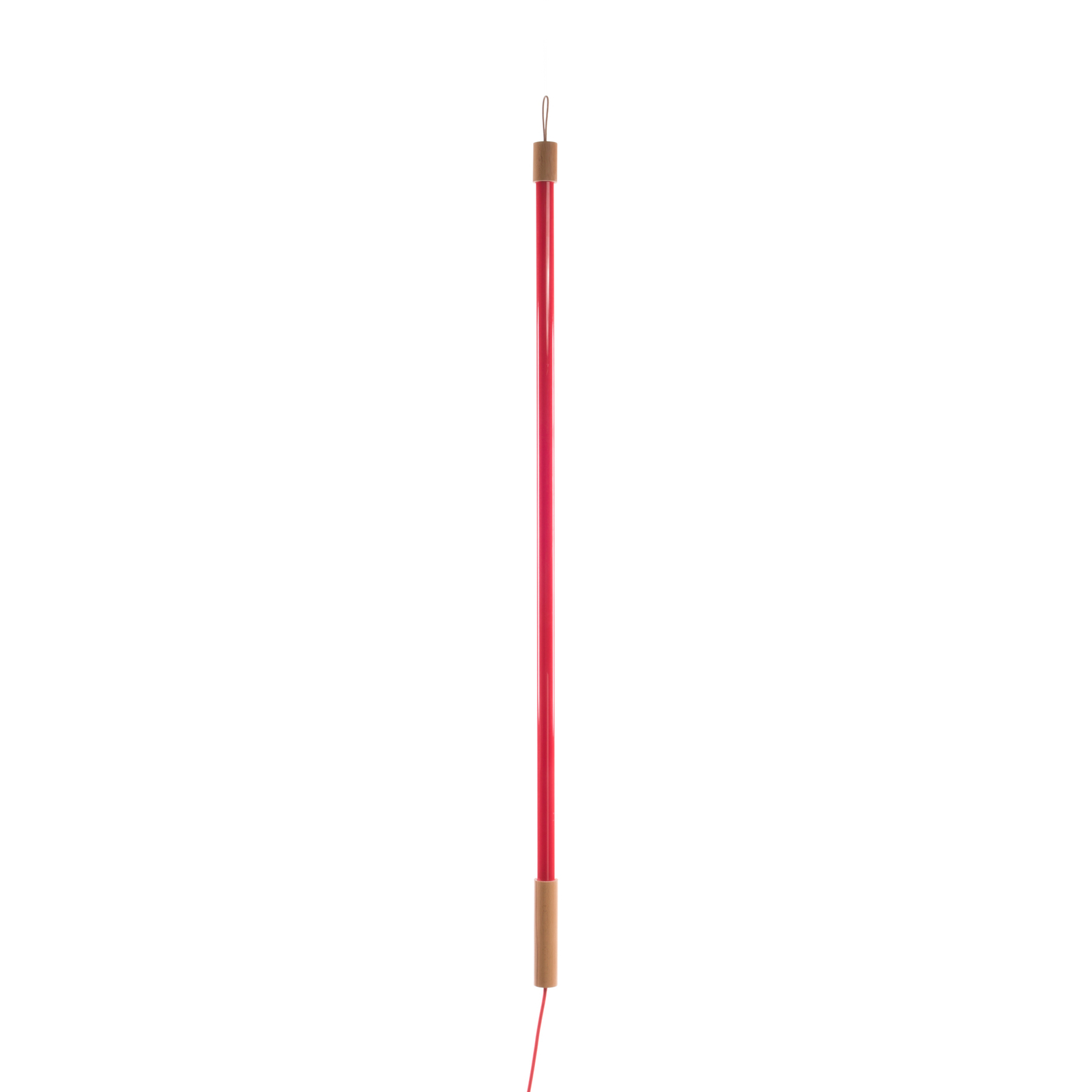 SELETTI LED light Linea, tube bulb, universal, wood details