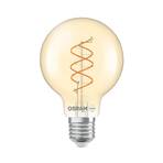 OSRAM LED Vintage G80 E27 8W 922 Spiral Filament gold dim