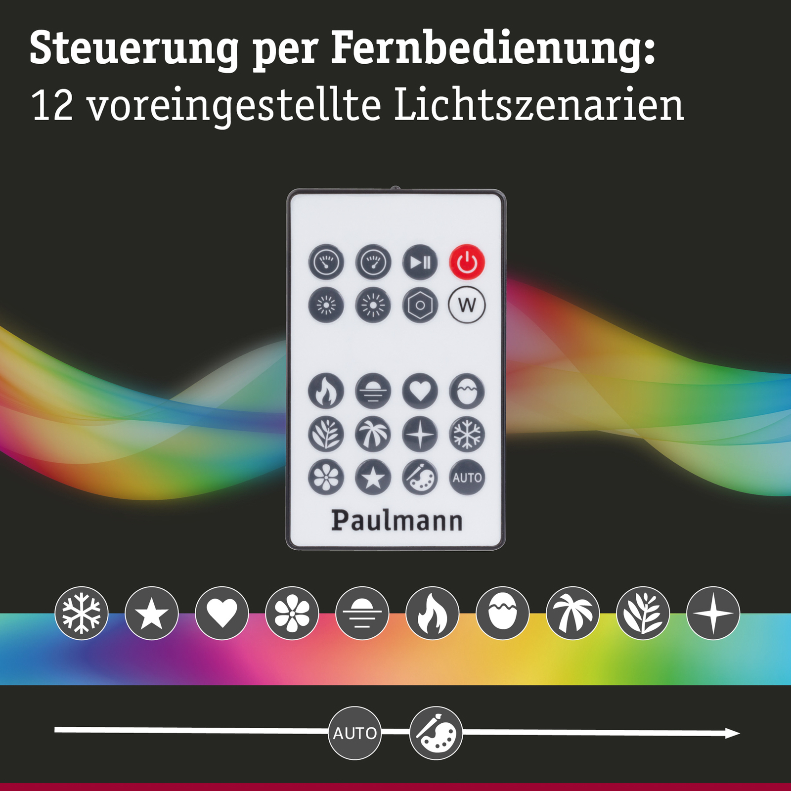 Paulmann EntertainLED LED-Strip RGB TV set 65 palcov