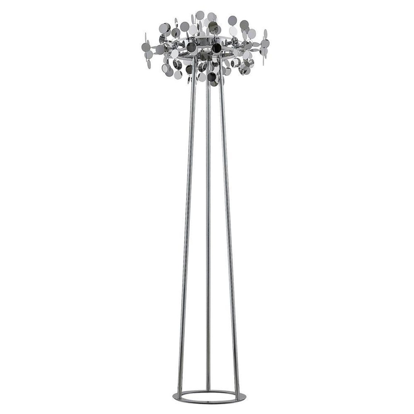 Glimmo LED Lampadar Chrome - Lucande