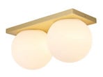 Palla Mini C290 LED Plafond Dim-to-Warm Opal/Mässing - Antidark