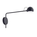 Artemide Ixa LED-væglampe, fast arm, antracit