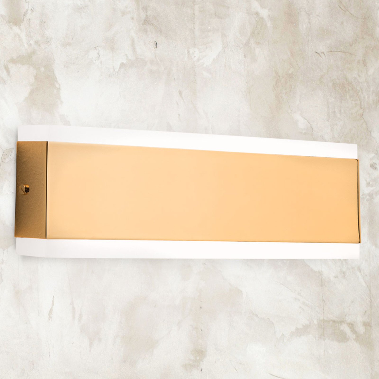 Garik - LED стенна лампа със златист корпус