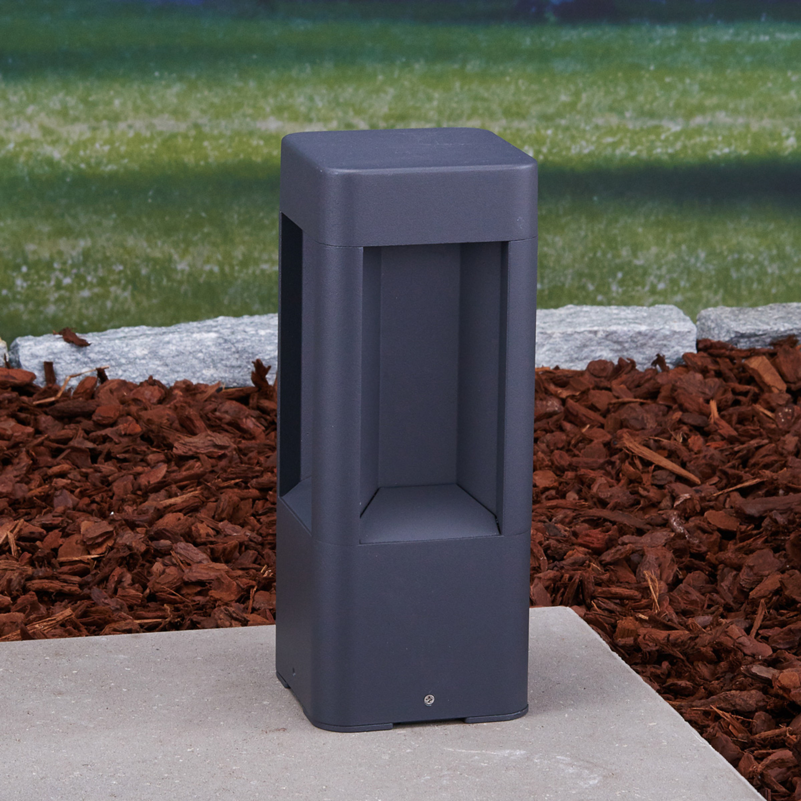 Annika Candeeiro de Jardim Exterior H30 Anthracite - Lucande