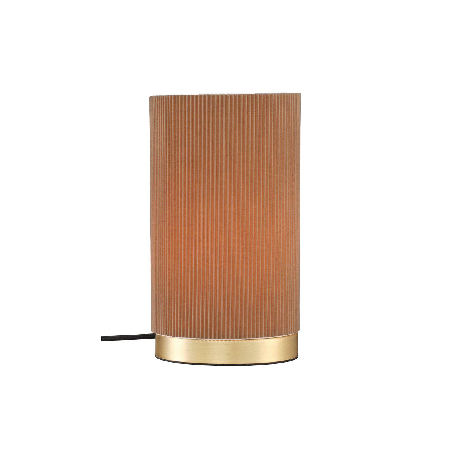 PR Home Stolná lampa Dora, hnedá, výška 25 cm
