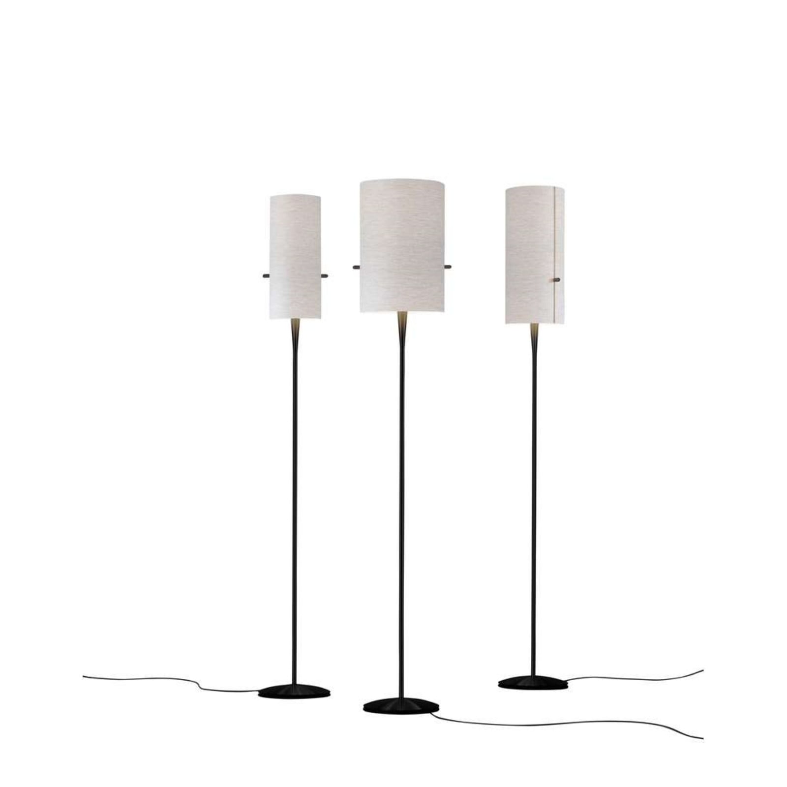 Club Gulvlampe M Black/Melange Grey Serien Lighting - Stue - Metal