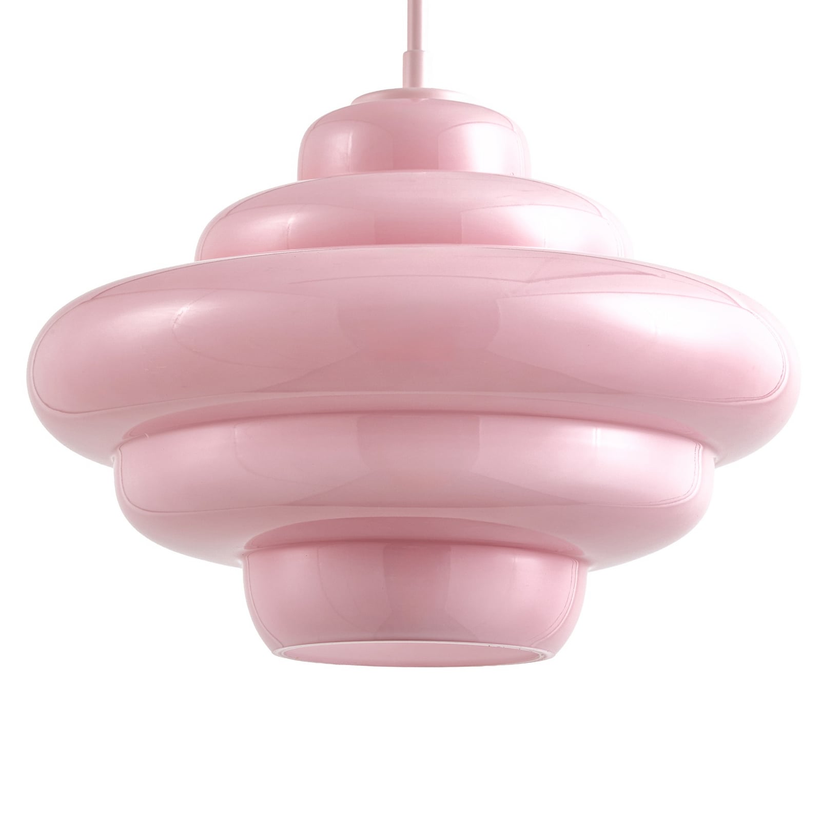 Leilani-riippuvalaisin, vaaleanpunainen, E27, halkaisija 35 cm, lasi – Lucande Leilani-riippuvalaisin, vaaleanpunainen, E27, halkaisija 35 cm, lasi – Lucande