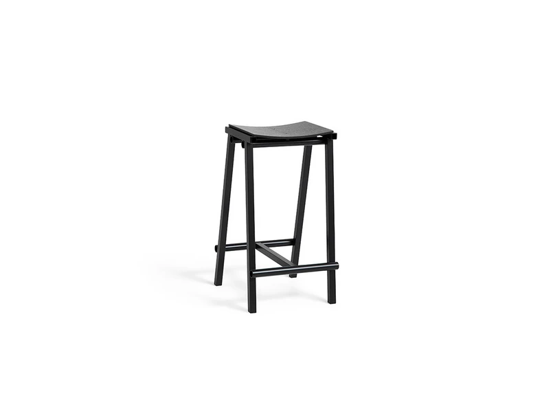 HAY - Taburete 8 Bar Stool Low Schwarz