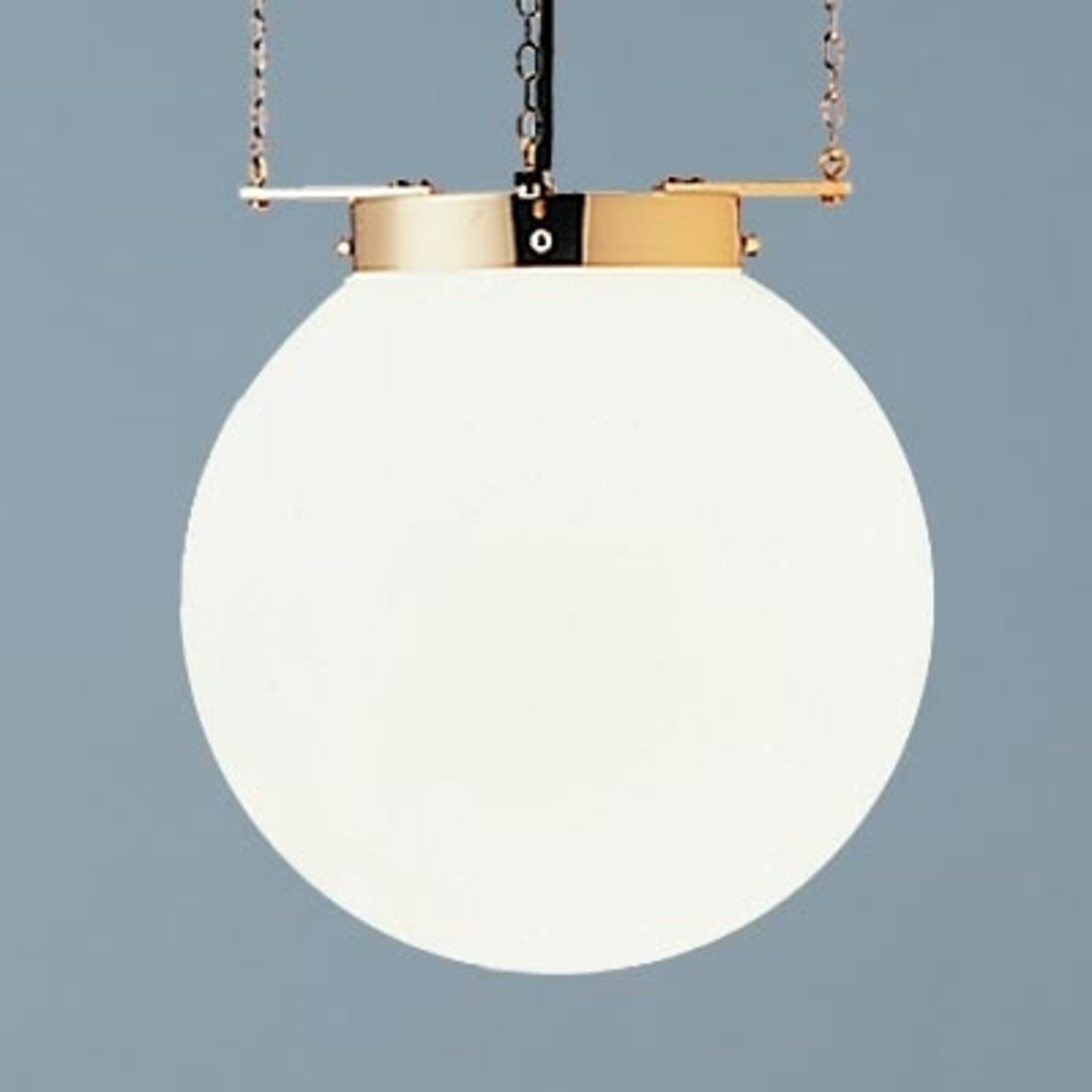 Hanglamp in Bauhaus-stijl, messing, 40 cm