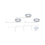Paulmann – predlžovací LED pásik MaxLED Stair, 3 x 1 m, 2 700 K