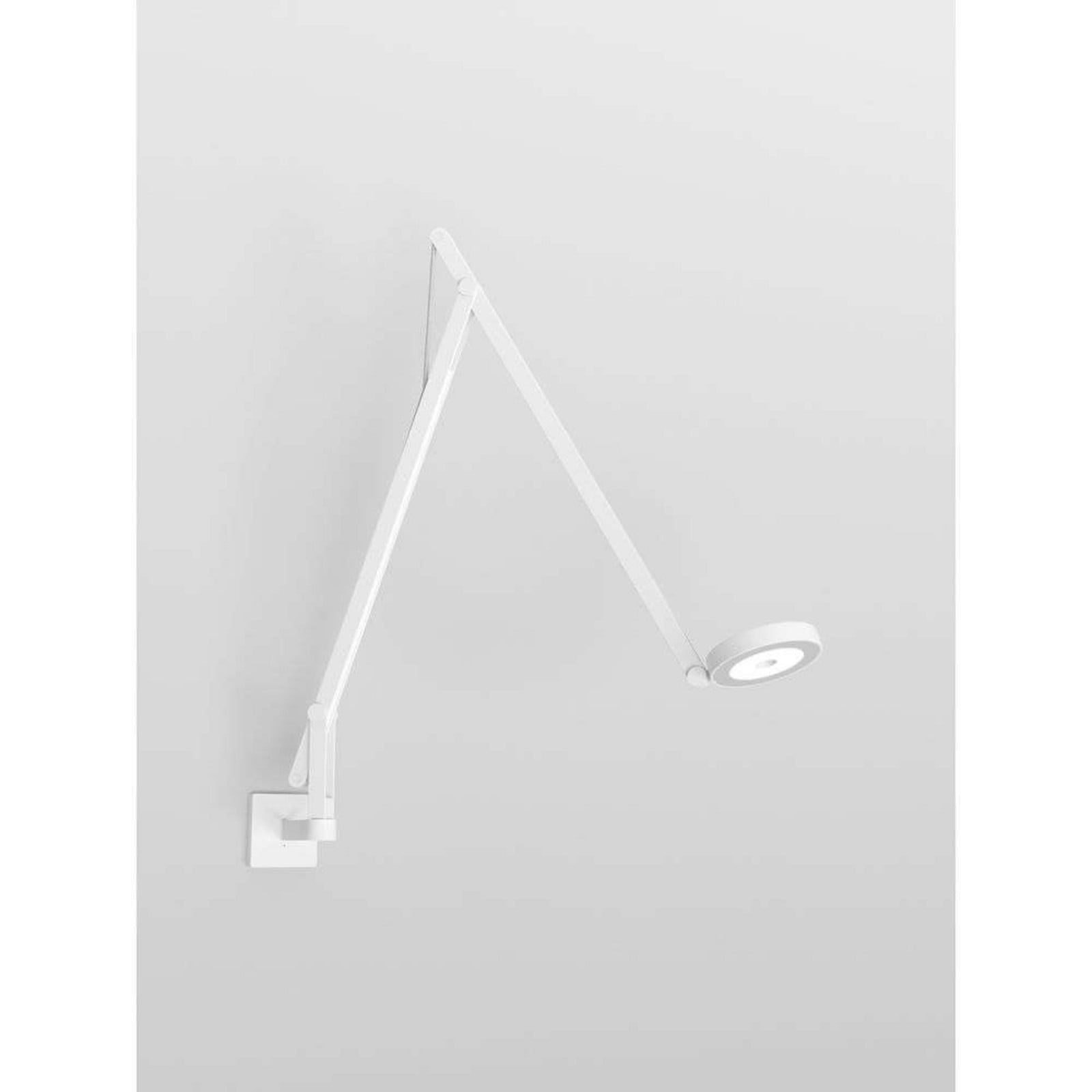 String W1 V&auml;gglampa TW Matt Vit/Silver Rotaliana - Aluminium