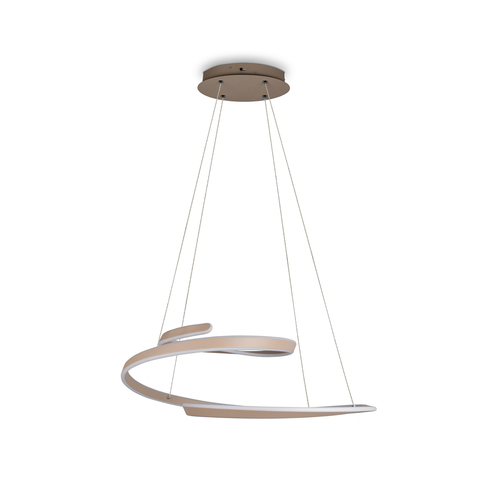 LED piekaramā lampa „Arlington“, smilškrāsā, garums 80 cm, metāla, CCT LED piekaramā lampa „Arlington“, smilškrāsā, garums 80 cm, metāla, CCT
