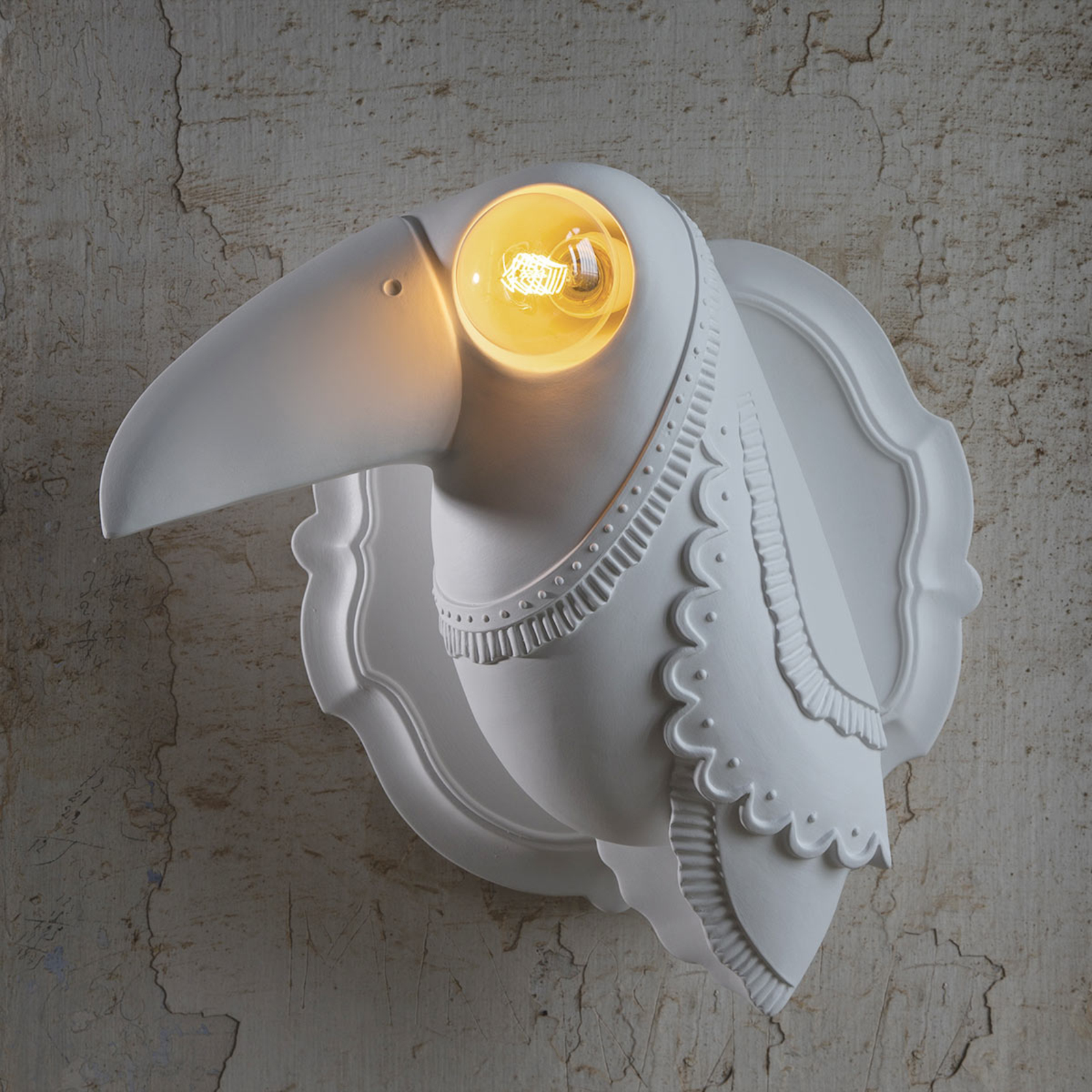 Karman Cubano - keramisk vegglampe - dimbar - design vegglys Stue / spisestue - keramikk