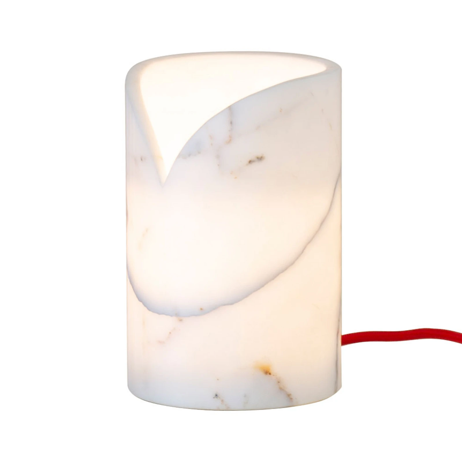 Martinelli Luce Colletto stolna lampa, svijetli mramor