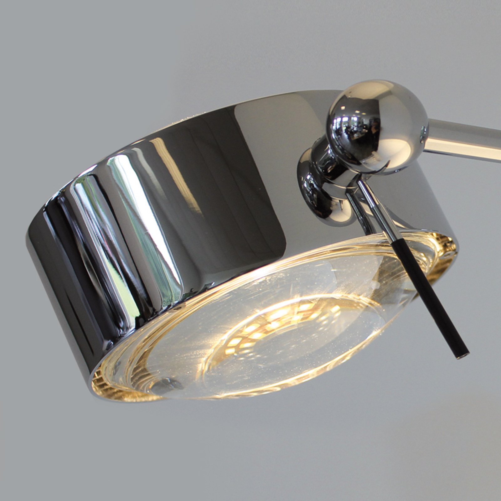 Wandlamp PUK SIDES, 1-lichts 10 cm, chroom