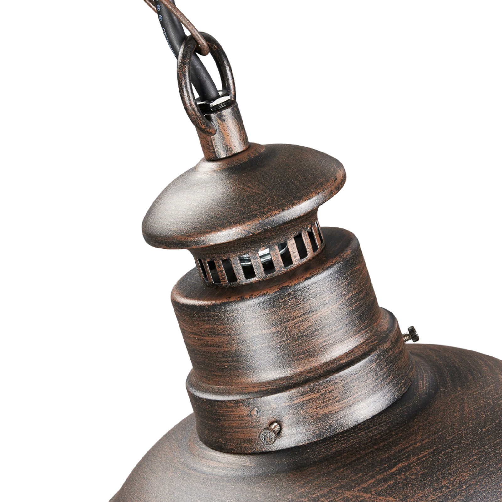 Eddie Buiten Hanglamp Rust/Clear - Lindby Eddie Buiten Hanglamp Rust/Clear - Lindby