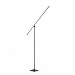 Grafo LED-Stehleuchte, black pearl, Touchdimmer - PURE