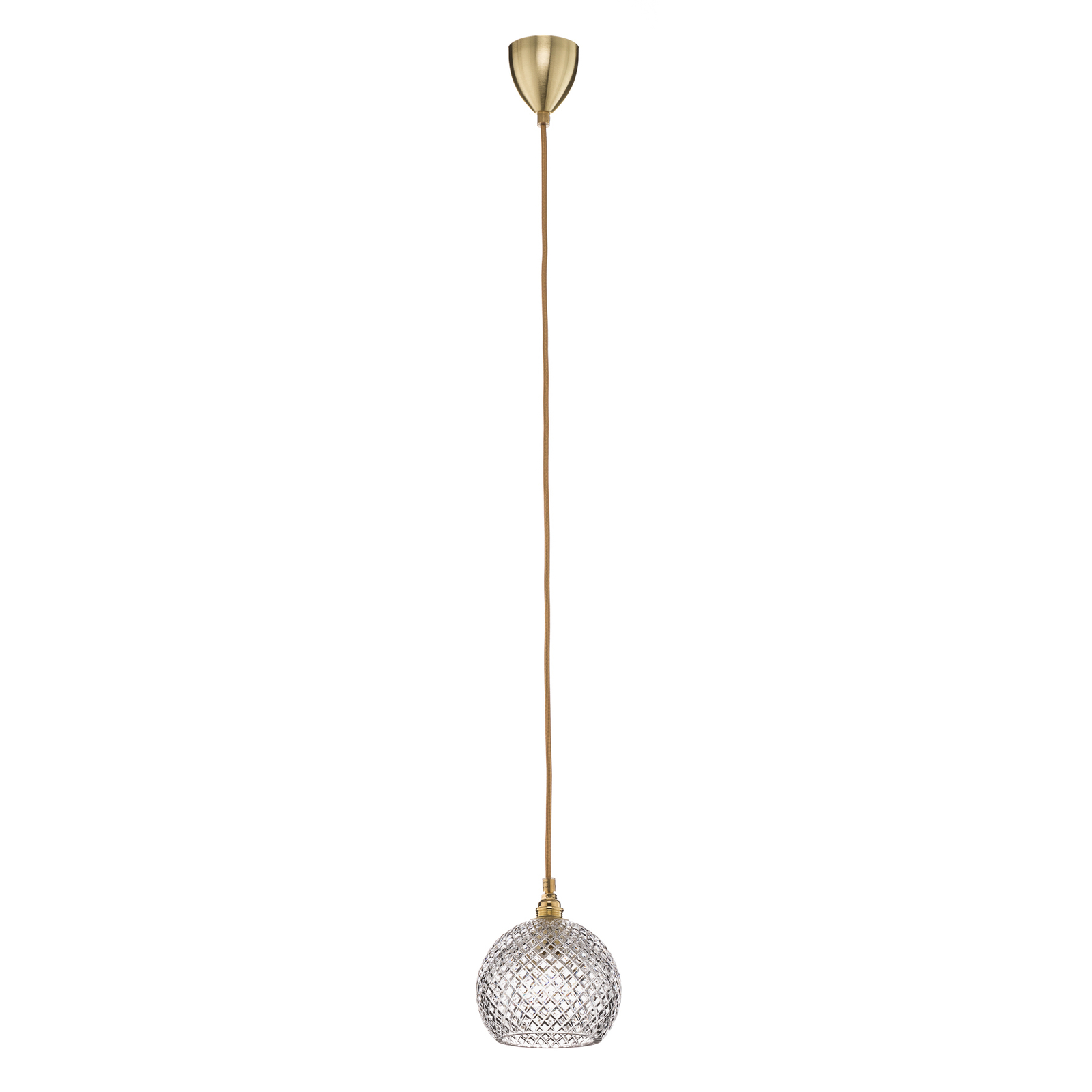 EBB & FLOW Rowan hanging lamp, gold Ø 15.5 cm