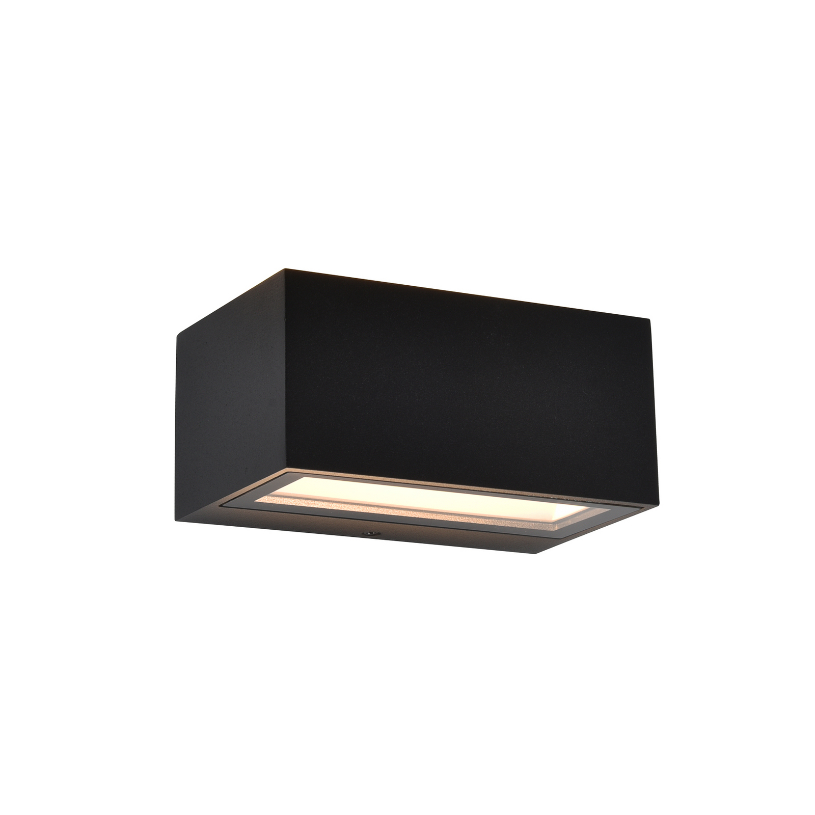 LED-Außenwandleuchte GEMINI, schwarz, 14 cm, IP54, up/down