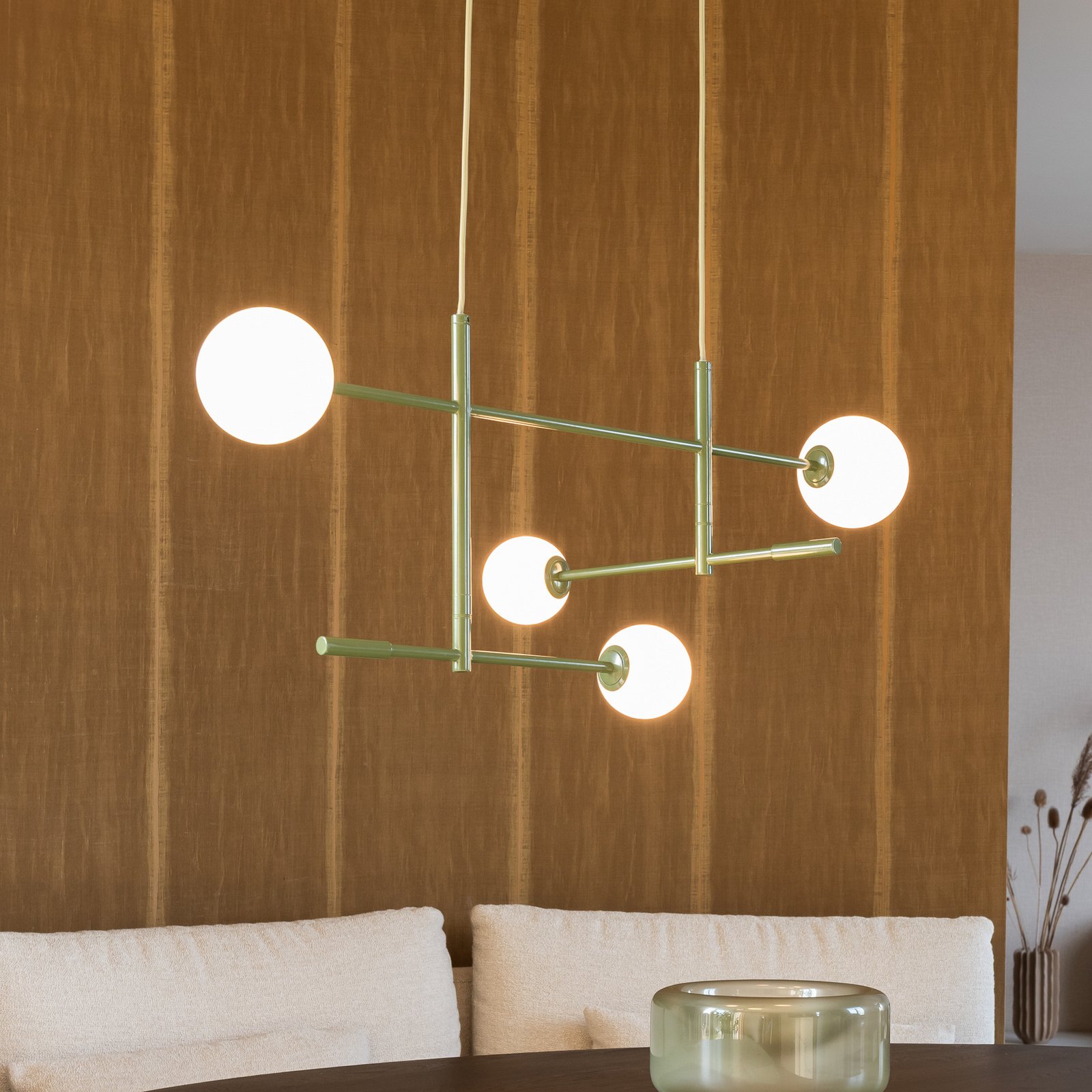 IT'S ABOUT ROMI Copenhagen hanging light, green, glass, rotatable