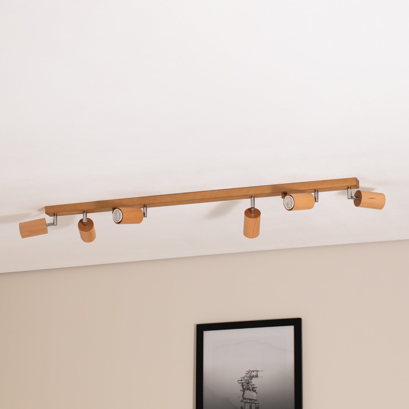 Envostar Peach Puff stropno mesto leseni cilinder 6flg.