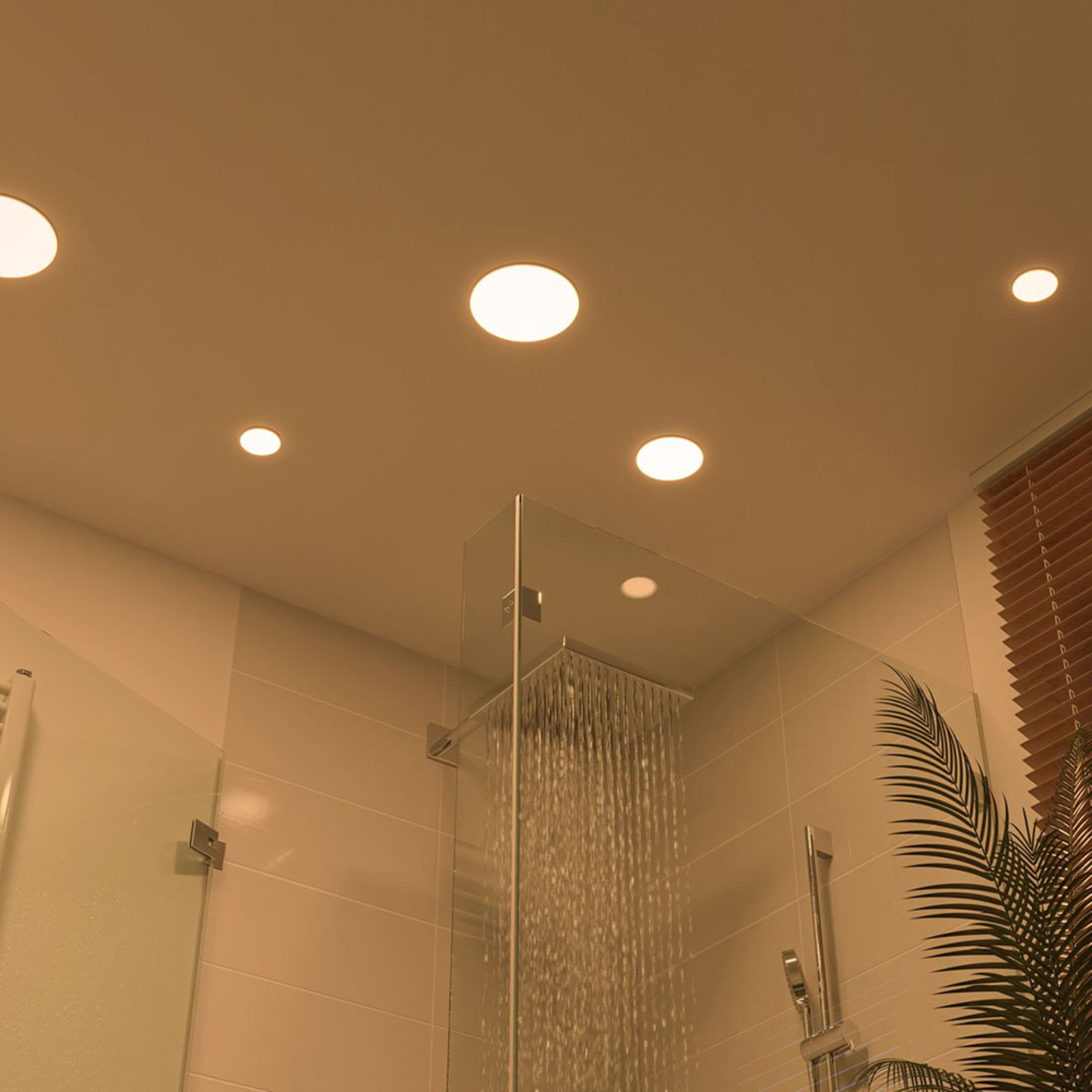 Paulmann Veluna LED panel 3,000 K round 18.5 cm, for Living / Dining Room, plastic, 17 W, energy efficiency: A+, H: 1 cm