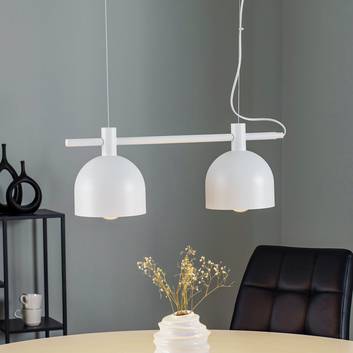 Lámpara colgante 976, 2 luces, blanca
