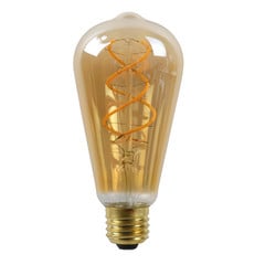 LED лампа E27 ST64 4W 2 200K кехлибар със сензор