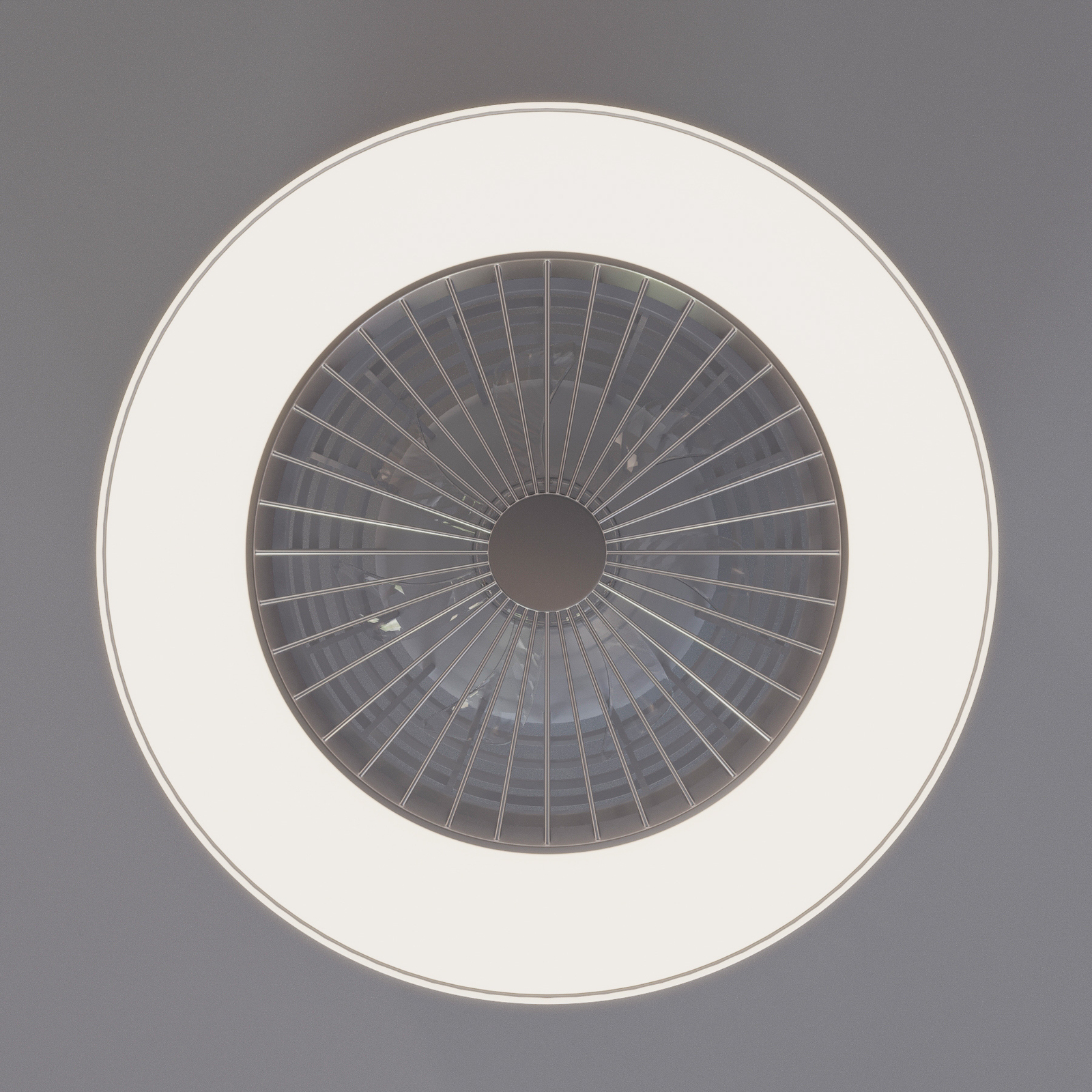 Starluna Circuma stropný LED ventilátor, biely