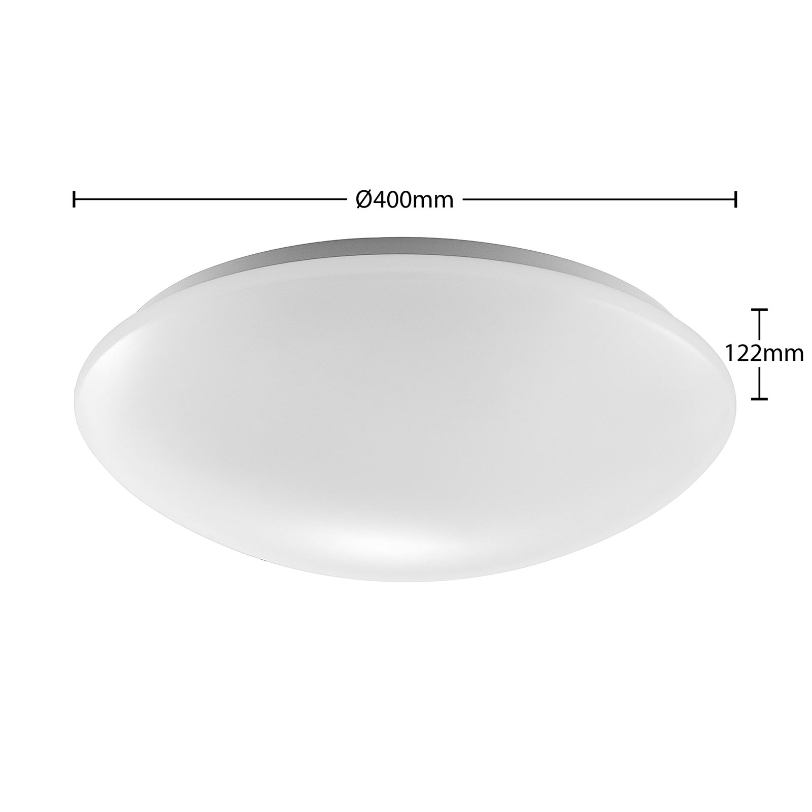 Arcchio Younes LED-Deckenlampe, weiß, rund