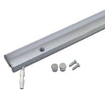 Lampă LED încastrată ModuLite F, aluminiu, 90 cm, 3.000 K, aluminiu