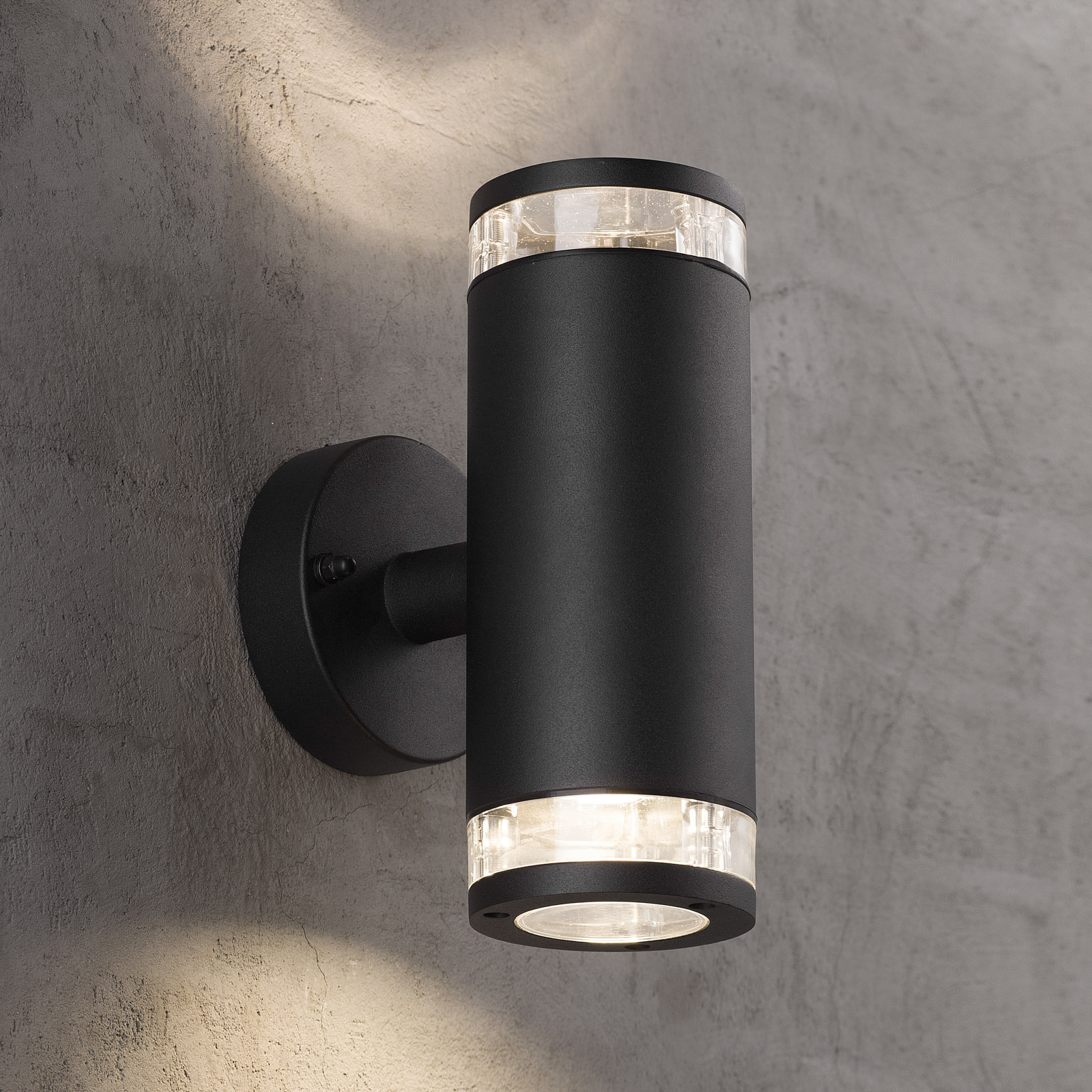 Außenwandleuchte Birk, zweiflammig